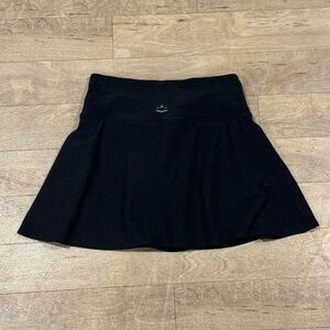 Beyond Yoga Spacedye Tie Breaker Circle Skirt Black Size Small
